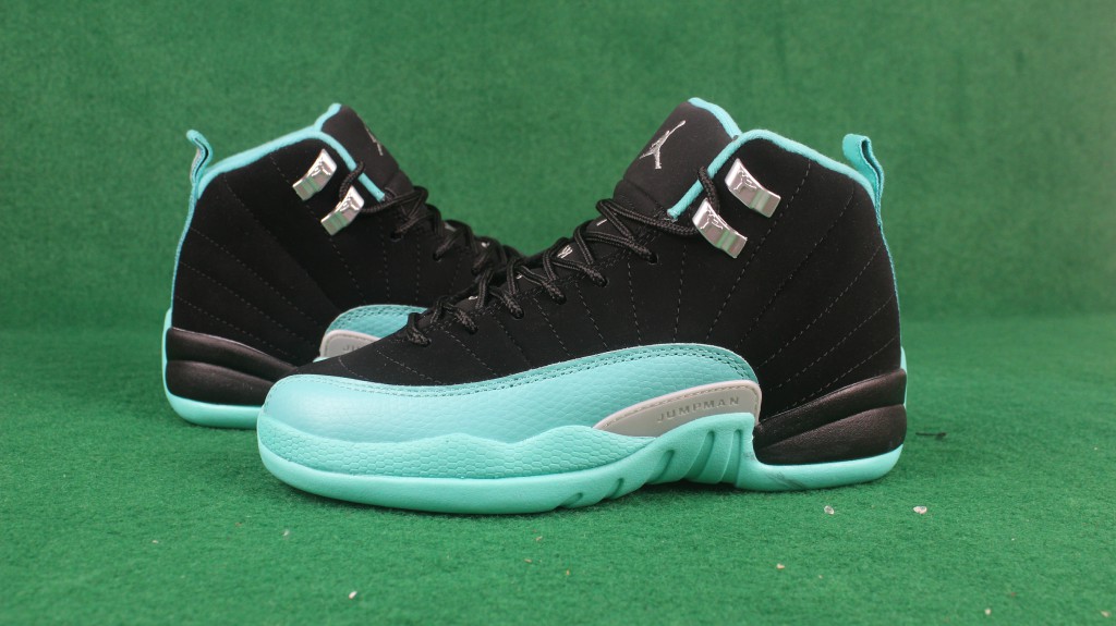 Women Air Jordan 12 GS Hyper Jade